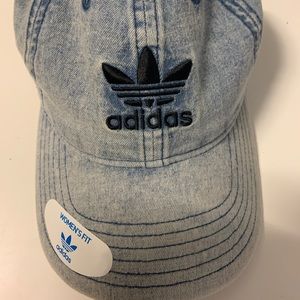 Women Adidas denim hat & a FREE olive adidas hat